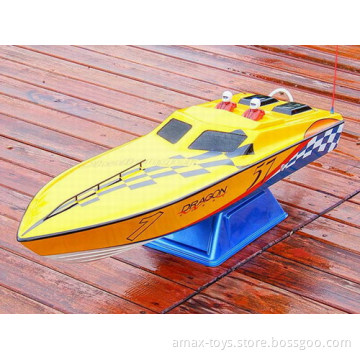 gs-r1306 toy boat, CHALLENGER - ready to run, Gasoline GS26CC, Futaba 2ER transmitter